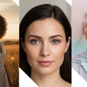Creative Facial Feature Enhancement for Natural Looking Portraits