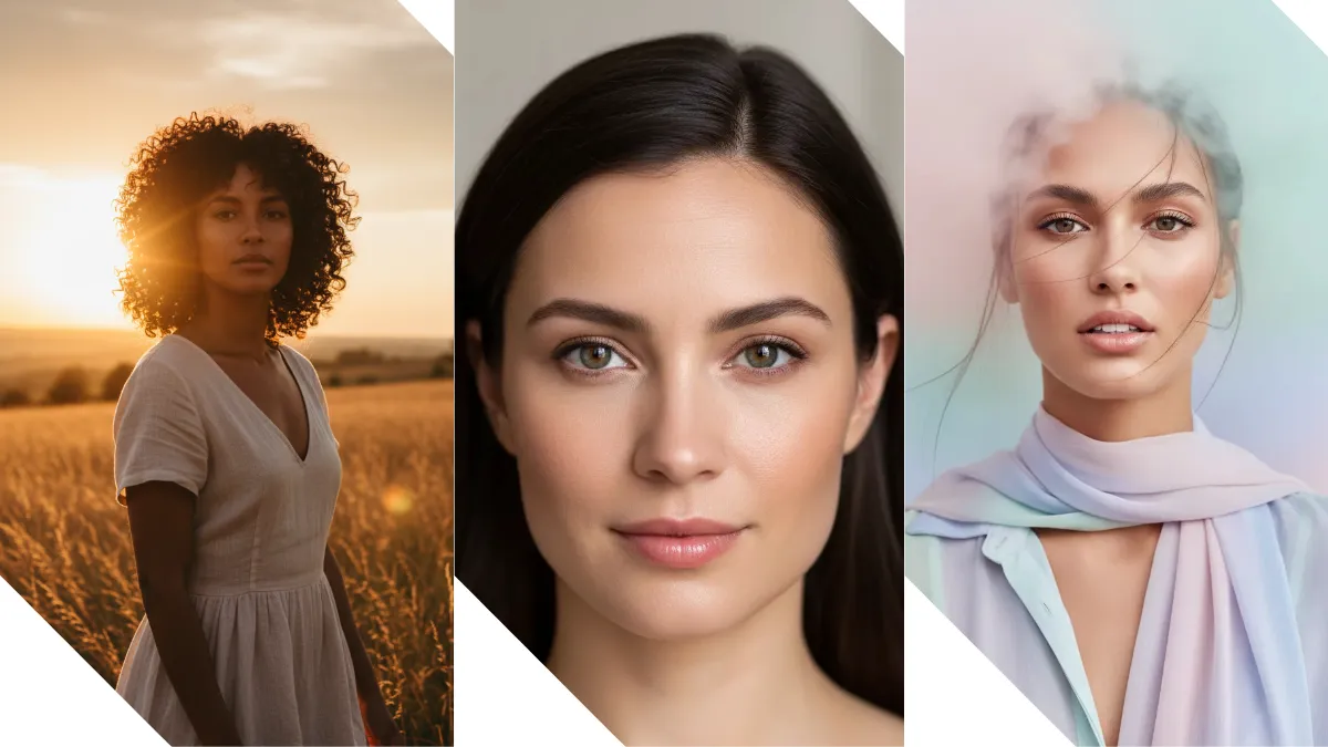 Creative Facial Feature Enhancement for Natural Looking Portraits