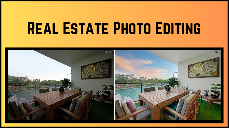 Real Estate Photo Correction and Lighting Adjustment Editor